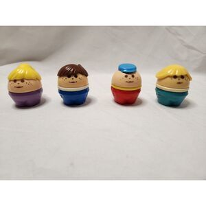 Little Tikes Toddle Tots Chunky People Lot of 4 Vintage Figures